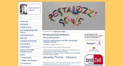 Desktop Screenshot of pestalozzischule-heilbronn.de